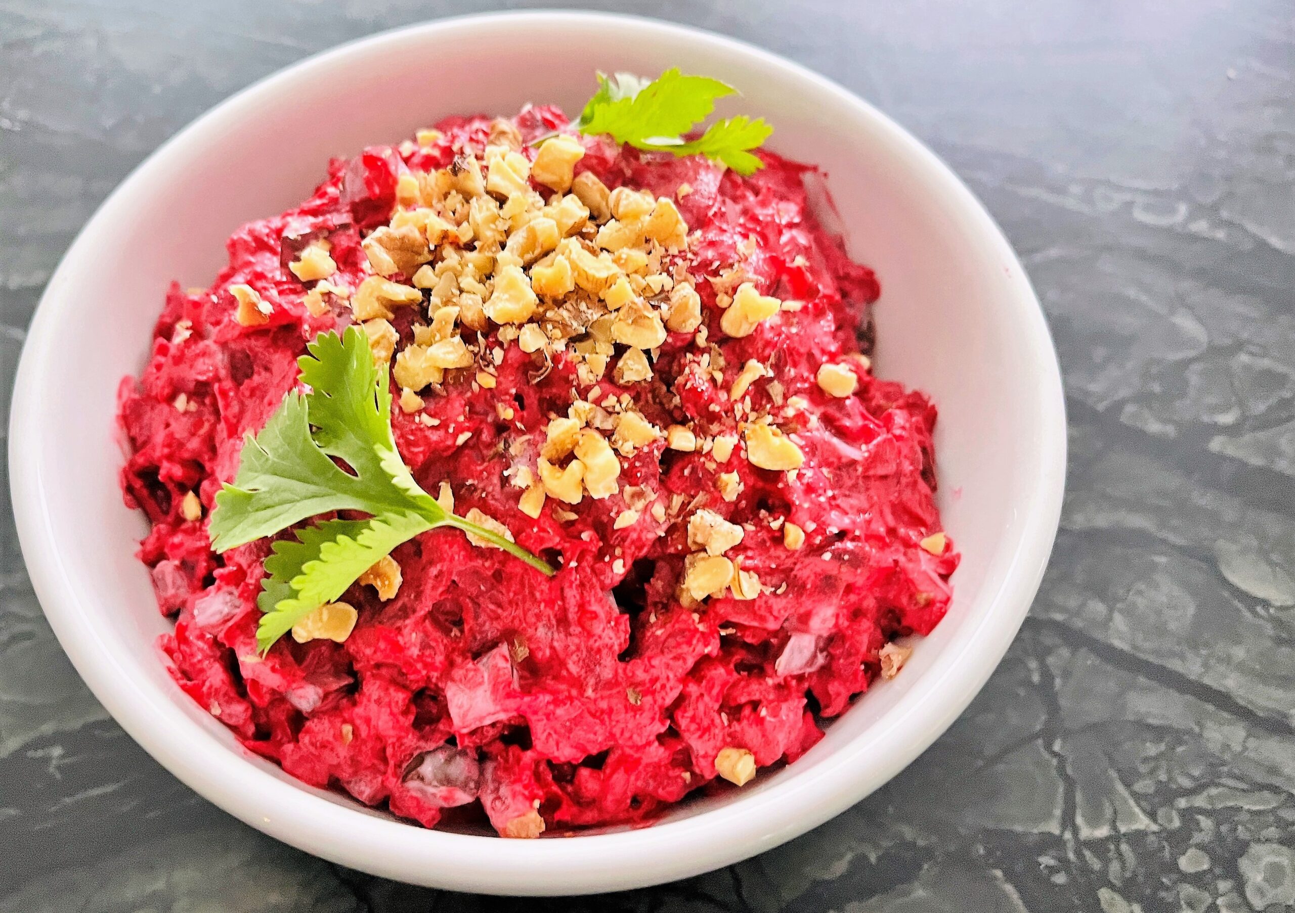 Ukrainian Kitchen Spotlight: Healthy and Simple Vegan Beets Salad