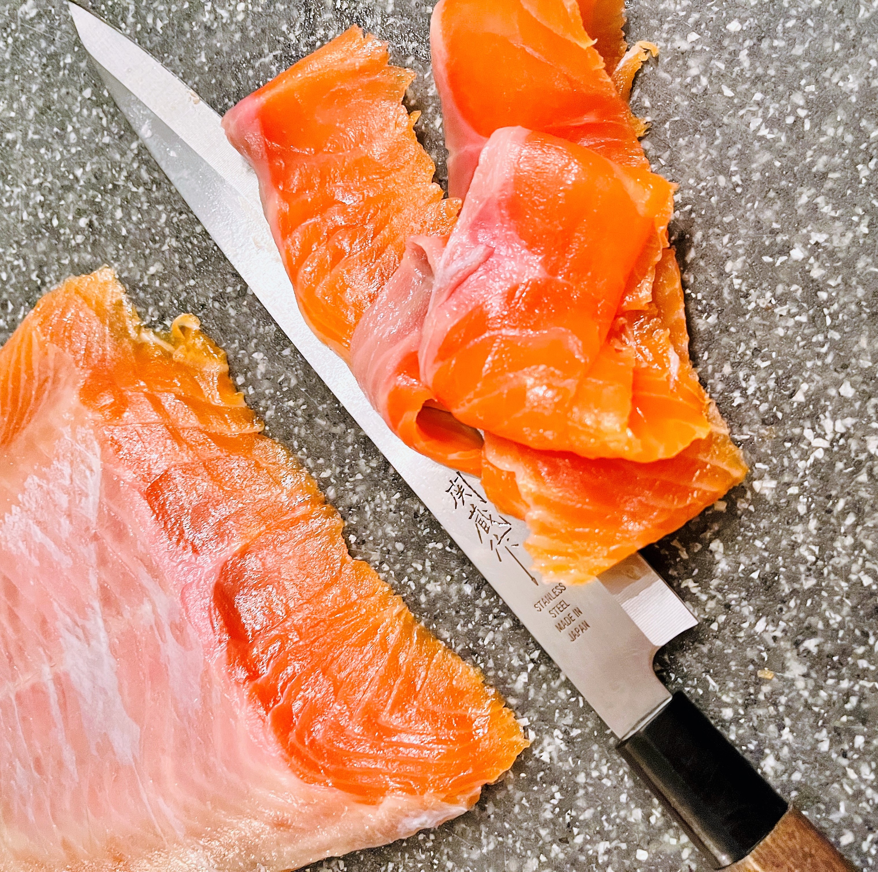 Easy to make salt cured salmon - gravlax