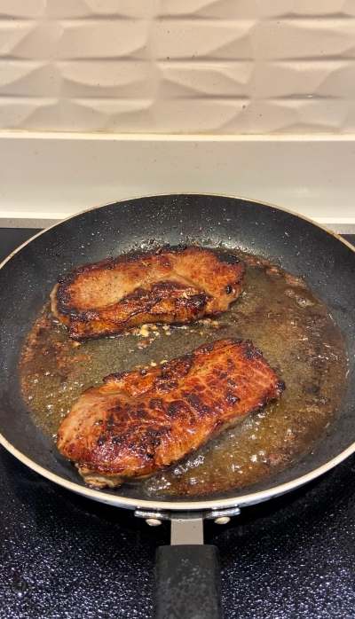 cook steaks to your preferred level of doneness