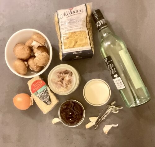  ingredients for pasta pasta boscaiola recipe