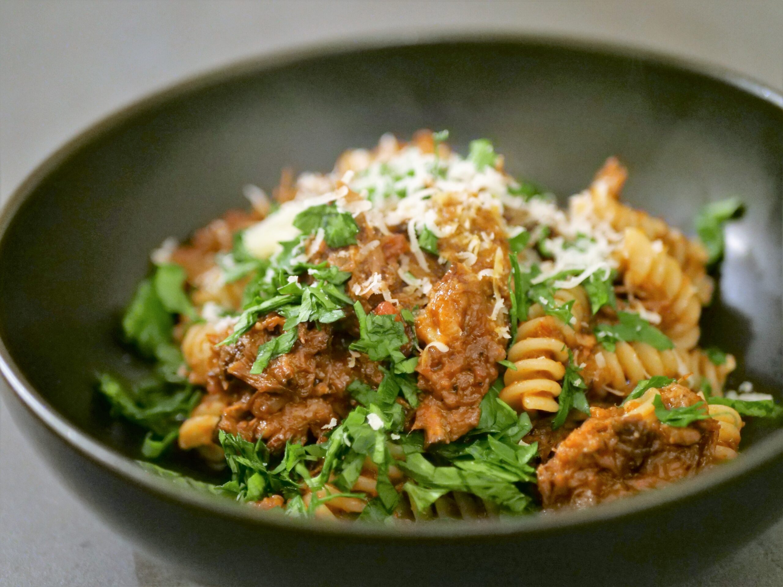 Your Favorite Pasta with An Authentic Italian Braised Oxtail Ragu Sauce