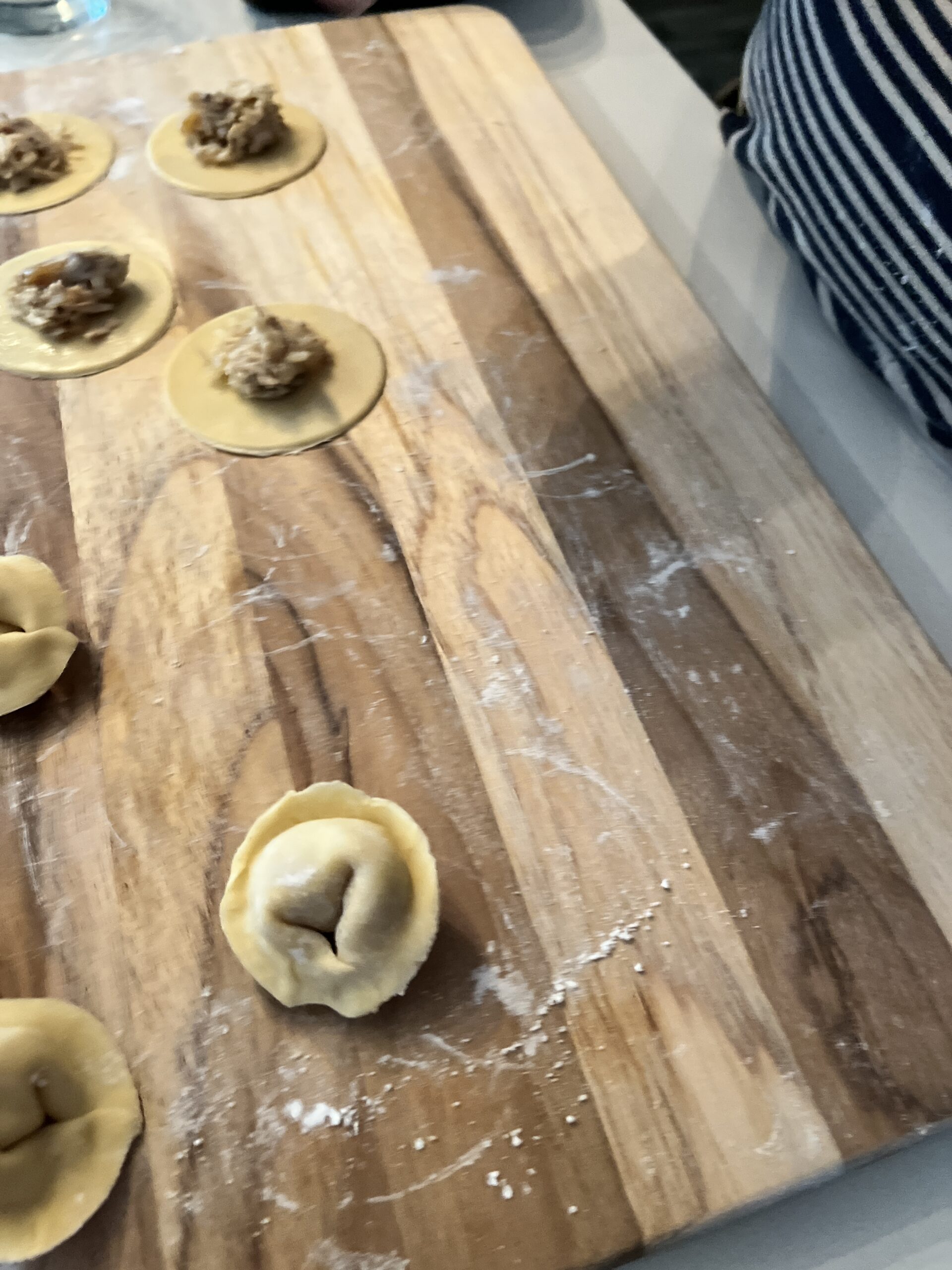 your homemade tortellini is ready